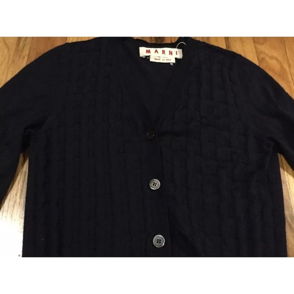 Marni cashmere cardigan sweater 38 button down top - Picture 4 of 8